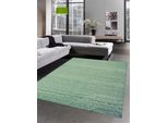 Tappeto Moderno Tappeto Da Salotto A Pelo Corto Uni Verde Screziato Dimensioni - 80 X 300 Cm