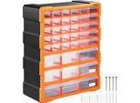 Monzana® Portaminuteria 39 Cassetti Fino A 72 Scomparti 16X38X47,5Cm Organizer Multiuso Officina Minuteria Box Viti