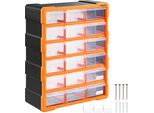 Monzana® Portaminuteria 18 Cassetti Fino A 36 Scomparti 16X38X47,5Cm Organizer Multiuso Officina Minuteria Box Viti