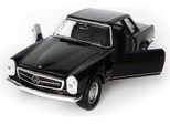 Mercedes-Benz 1963 230SL Metallo Modello Auto Auto Giocattolo Bambini Regalo 3 (Nero)