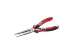 Pinze A Becchi Tondi Nws (Pinze Telefoniche) 170 Mm | Per Tenere, Afferrare, Piegare E Tagliare I Lavori | Taglia Fili Duri E Morbidi | Acciaio Per Utensili, Forgiato, Temperato Ad Olio