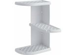 Sapho Gedy Accessori Per Il Bagno - Mensola Angolare Per Doccia Oscar 230X375X230 Mm, Bianco 8579
