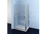 Easy Line Cabina Doccia Rettangolare 900-1000X800Mm L/R, Vetro Brick
