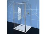 Cabina Doccia Easy Line Cabina A U, 800-900X900 Mm, Versione L/R, Vetro Trasparente