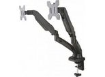 Art Desk Handle On Gas Spring For 2 Leds / Lcds 13-27 Inches L-13GD