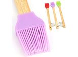 1 X Pennello Da Forno In Silicone Con Setole Da 22 Cm, 1 Di Diversi Colori, Pennello In Silicone