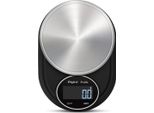 Inf Bilancia Da Cucina Digitale 2 Kg / 0,1 G Acciaio Inossidabile Nero / Argento