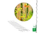 Novatool 5 Bastoni Per Pomodori 170 Cm Diametro 5 Mm Bastoni A Spirale Per Pomodori Zincati Bastoni Per Pomodori Per Arrampicarsi Portafiori Bastoni Per Piante