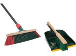 Scopa Novaliv Con Manico Telescopico Set Scopa Da Strada Con Set Scopa (1, Scopa Da Giardino + Set Paletta Manico Lungo)