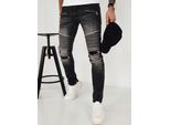 Dstreet Pantaloni In Denim Da Uomo Grigio Fine 33
