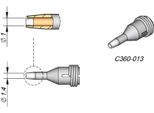 Punta Dissaldante Jbc Serie C360, C360013/Ø 1,0 Mm, Ø Esterno 1,4 Mm, Padcleaning C360013