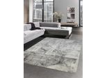 Tappeto Moderno A Pelo Corto Da Salotto Astratto Grigio Crema Dimensioni - 120X170 Cm