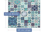 Piastra Di Copertura Del Piano Cottura Piastra Di Copertura Del Piano Cottura In Ceramica 1 Pezzo 60X52 Mosaico Blu