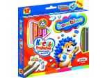 Matite Triangolari Spesse Con Temperino 12K Bambino