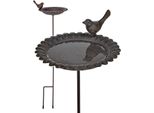 3.07 Vasca Per Uccelli In Look Antico - Altezza Circa 79,5 Cm