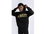 Unisex Kapuzensweatshirt Oversize Gigante Nero M Benlee