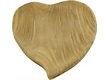 Ciotola Di Legno A Forma Di Cuore - Decorazione
