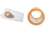 10 Sacchetti + 1 Filtro Lavabile Per Nilfisk Buddy Ii 18 Inox Buddy 2