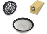 Set Per Nilfisk Saltix 10 - 10 Sacchi Per Aspirapolvere + Filtro Hepa + Filtro A Sacco