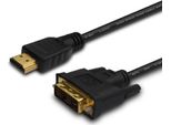 Savio Cl-10 Adattatore Cavo Dvi 18 + 1 19Pin Hdmi Nero