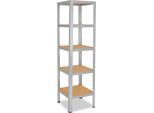 Shelfplaza Home 180X30X30 Cm Scaffale Pesante In Zincato Con 5 Ripiani E 175 Kg Di Portata Per Ripiano