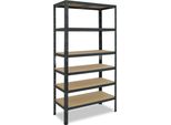 Shelfplaza Home 200X90X60 Cm Scaffale Pesante In Antracite Con 6 Ripiani E 145 Kg Di Portata Per Ripiano