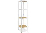Shelfplaza Home 200X50X50 Cm Scaffale Pesante In Bianco Con 4 Ripiani E 175 Kg Di Portata Per Ripiano