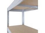 Shelfplaza Pro 155X100X60 Cm Scaffale Pesante In Zincato Con 3 Ripiani E 200 Kg Di Portata Per Ripiano
