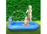 Piscina Gonfiabile Rettangolare, Piscina Gonfiabile Per Bambini, Piscina Gonfiabile Per Bambini, Dimensioni 170X105X55Cm
