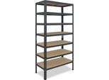 Shelfplaza Home 230X60X30 Cm Scaffale Pesante In Antracite Con 7 Ripiani E 125 Kg Di Portata Per Ripiano