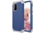 Custodia Per Samsung Galaxy S20 Plus Hybrid 3In1 Pc E Tpu Antiurto, Custodia Resistente Blu