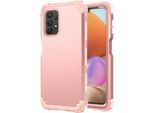 Custodia Per Samsung Galaxy A32 5G Hybrid 3In1 Pc E Tpu Antiurto, Custodia Resistente Oro Rosa