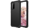 Custodia Per Samsung Galaxy S20 Plus Hybrid 3In1 Pc E Tpu Antiurto, Custodia Resistente Nera