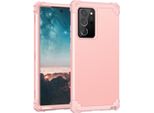 Custodia Per Samsung Galaxy Note 20 Ultra Hybrid 3In1 Pc E Tpu Antiurto, Custodia Resistente Oro Rosa