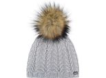EisbÄR Kea Lux, Taglia Unica, Grigio Chiaro-Argento (Metallizzato), Cappello Invernale, Parzialmente Foderato, 80127