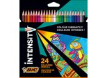 Bic 9641481 24 Bic Intensity Buntstifte Farbsortiert