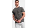 Ombre Clothing Maglietta Da Uomo A Maniche Corte Tagilima Grafite L