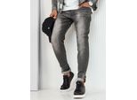 Dstreet Pantaloni In Denim Da Uomo Lafim Grigio Chiaro 32