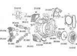 Guarnizione Collettore Di Scarico Polini Anello Di Tenuta Per Polini XP4T, Honda Xr 50