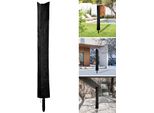 Coperchio Di Protezione Per Asciugatrice Rotativa, Cofano Resistente Alle Intemperie, 168X28Cm, Antistrappo