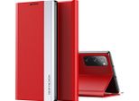 Custodia Galaxy S20 Fe, Custodia Magnetica In Finto Cuoio Con Funzione Stand Per Samsung Galaxy S20 Fe Rosso