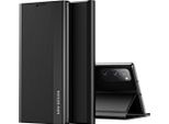 Galaxy S20 Fe Case, Laimtop Finto Cuoio Magnetic Flip Stand Case Per Samsung Galaxy S20 Fe Nero