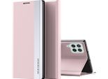 Custodia Galaxy A22 4G, Laimtop Finto Cuoio Magnetic Flip Stand Custodia Per Samsung Galaxy A22 4G Rosa