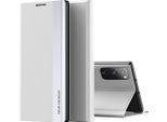 Galaxy S20 Fe Case, Laimtop Finto Cuoio Magnetic Flip Stand Case Per Samsung Galaxy S20 Fe Bianco