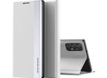 Custodia Galaxy A32 5G, Custodia Magnetica In Finto Cuoio Con Funzione Stand Per Samsung Galaxy A32 5G Bianco