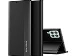 Custodia Galaxy A22 4G, Custodia Magnetica In Finto Cuoio Con Funzione Stand Per Samsung Galaxy A22 4G Nero