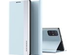 Custodia Galaxy A71, Custodia Magnetica In Finto Cuoio Con Funzione Stand Per Samsung Galaxy A71 5G / A71 4G Blu