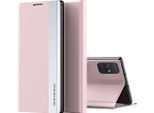 Custodia Galaxy A71, Laimtop Finto Cuoio Magnetic Flip Stand Custodia Per Samsung Galaxy A71 5G / A71 4G Rosa