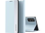 Custodia Galaxy A32 5G, Laimtop Finto Cuoio Magnetic Flip Stand Custodia Per Samsung Galaxy A32 5G Blu