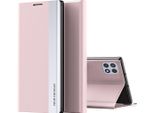 Custodia Galaxy A22 5G, Laimtop Finto Cuoio Magnetico Flip Stand Custodia Per Samsung Galaxy A22 5G Rosa